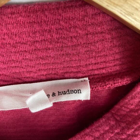 june & hudsen textured high neck sweater M - Picture 3 of 5